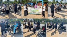Wujudkan Kepedulian, Keluarga Besar Kanwil Kemenag Kepri Bagikan 250 Paket Takjil