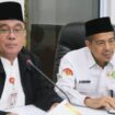 Kepala Kantor Kementerian Agama Kota Tanjungpinang, Erizal (kanan) dalam rapat final checking pelaksanaan Pawai Takbir Idul Fitri 1447 Hijriah