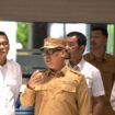 Wagub Kepri Nyanyang Haris Pratamura didampingi Kadis Perhubungan dan Kasatpol PP Kepri melakukan sidak di Bandara Hang Nadim, Batam, Kamis (12/3/2026)/ (Diskominfo Kepri)