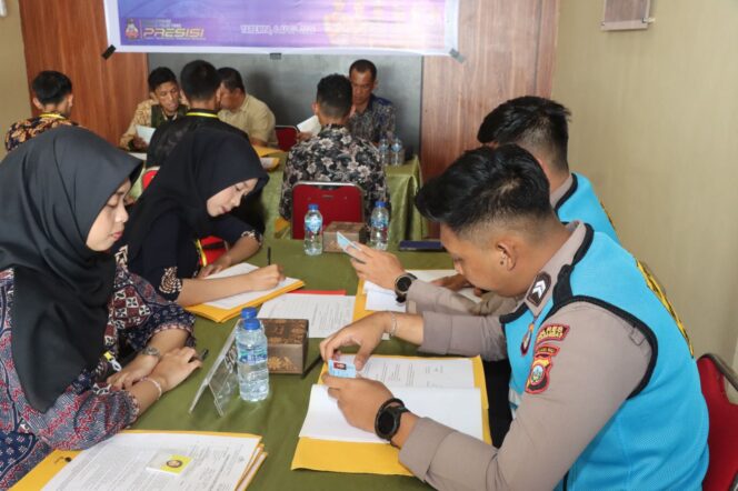 
					Penerimaan anggota Bintara Polres Kepulauan Anambas, Rabu (08/04). F-Humas Polres Kepulauan Anambas 