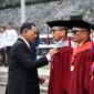Kepala Staf Koarmada I (Kaskoarmada I) Laksamana Pertama TNI Arif Badrudin, M.Mgt., Stud, resmi diwisuda sebagai lulusan Program Doktor di Universitas Pertahanan Republik Indonesia (Unhan RI).