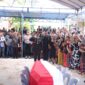 Pemakaman Bripda Natanael Simanungkalit, Jum'at (17/04). F-Humas Polda Kepri