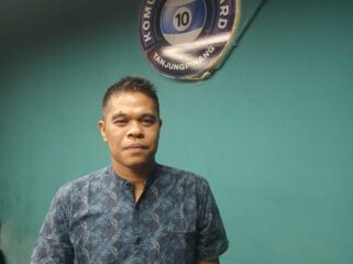 Alamsyah Nasution, Ketua Komunitas Biliar Tanjungpinang.F-Kepr.info