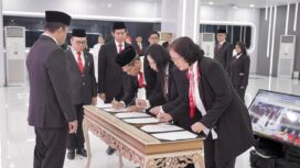 Menteri Agraria dan Tata Ruang/Kepala Badan Pertanahan Nasional (ATR/BPN), Nusron Wahid, melantik 85 pejabat yang terdiri dari 84 Pejabat Administrator dan 1 Pejabat Fungsional pada Rabu (29/04/2026).