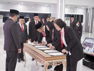 Menteri Agraria dan Tata Ruang/Kepala Badan Pertanahan Nasional (ATR/BPN), Nusron Wahid, melantik 85 pejabat yang terdiri dari 84 Pejabat Administrator dan 1 Pejabat Fungsional pada Rabu (29/04/2026).