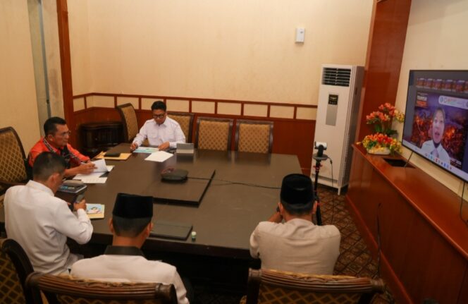 
					Gubernur Ansar menghadiri webinar Tourism Under Fire: Menyoroti Kerentanan Sektor Wisata Akibat Eskalasi Konflik Perang Internasional digelar Ikatan Alumni NHI Bandung, Senin (16/3/2026). F-Kominfo Kepri 