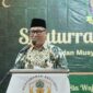 Wakil Gubernur Kepulauan Riau, Nyanyang Haris Pratamura, menghadiri kegiatan Silaturahim dan Pelantikan Badan Musyawarah Keluarga Jambi (BMKJ) Provinsi Kepulauan Riau, Minggu (12/04). F-Kominfo Kepri