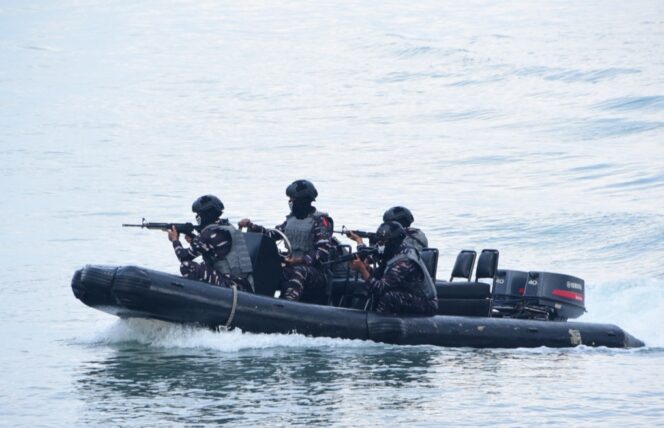 
					Wujudkan Prajurit Profesional Satkat Koarmada I Gelar Latihan Patroli Keamanan Laut