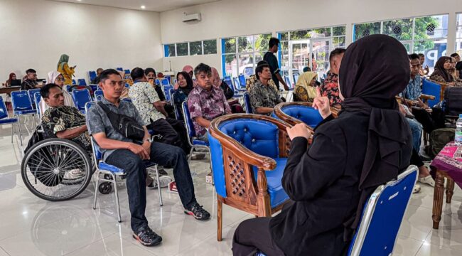 Kementerian Ketenagakerjaan (Kemnaker) terus memperluas kesempatan kerja bagi penyandang disabilitas melalui pelatihan kewirausahaan.