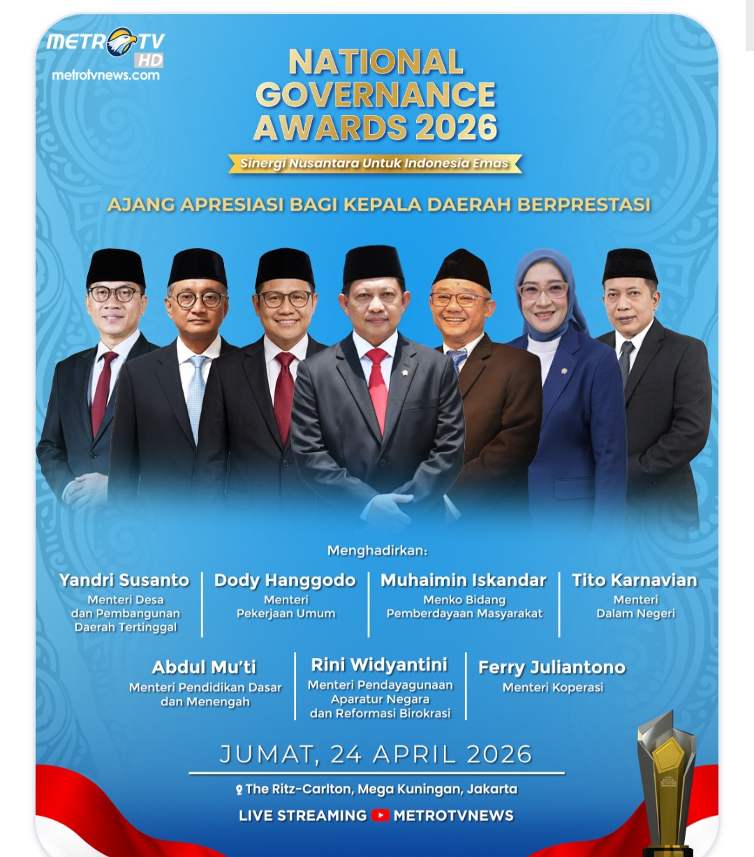 Sejumlah menteri yang akan hadir dalam acara tersebut, Jum'at (24/04)