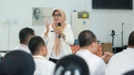 Sekretaris Daerah Provinsi Kepulauan Riau, Misni, hadir sebagai narasumber dalam kegiatan Pelatihan Dasar (Latsar) CPNS Angkatan XXV Provinsi Kepulauan Riau Tahun 2026, Rabu (29/4) F. Kominfo Kepri