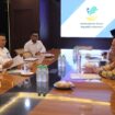 Gubernur Ansar saat bertemu dengan Mensos RI, Rabu (29/04). F-Kominfo Kepri 