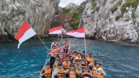 Kepolisian Sektor (Polsek) Jemaja, Polres Kepulauan Anambas, melaksanakan patroli gabungan perbatasan di sejumlah pulau terluar wilayah Kecamatan Jemaja, Sabtu (09/05/2026).