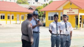 Satuan Pembinaan Masyarakat (Sat Binmas) Polresta Tanjungpinang melaksanakan kegiatan sosialisasi penyuluhan Kamtibmas dan bahaya narkoba kepada siswa-siswi SMAN 4 Kota Tanjungpinang, Senin (11/5/2026).