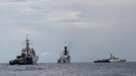 Guspurla Koarmada I Gelar Latihan Siaga Tempur Laut Beladau Sakti-26  di Laut Natuna 