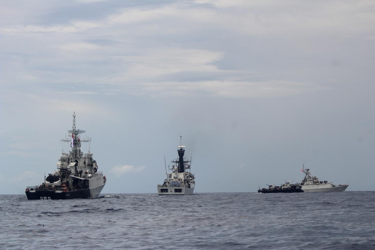 Guspurla Koarmada I Gelar Latihan Siaga Tempur Laut Beladau Sakti-26  di Laut Natuna 