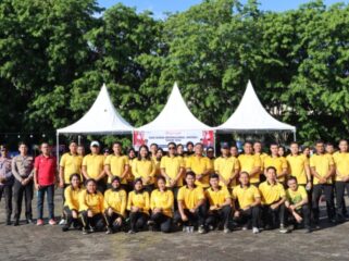 Peraayaan Hari Buruh Polresta Tanjungpinang, Jumat (01/05). 