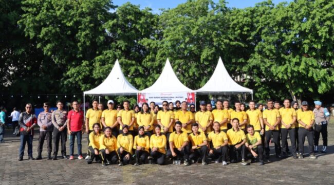 Peraayaan Hari Buruh Polresta Tanjungpinang, Jumat (01/05). 