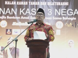 Wakil Gubernur Kepulauan Riau, Nyanyang Haris Pratamura, menghadiri kegiatan Bantuan Amal Jalinan Kasih 3 Negara (Sahabat Dua Roda) & Club Pemotoran serta Persilatan Bima Sakti yang digelar di Moro, Kabupaten Karimun, Sabtu (2/5/2026).