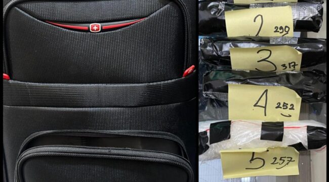 narkotika jenis sabu seberat 1.315,4 gram di area terminal keberangkatan Bandara Raja Haji Fisabilillah, pada Rabu (6/5/2026) lalu.