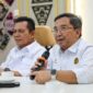 Gubernur Kepulauan Riau H. Ansar Ahmad menerima kunjungan kerja dan silaturahmi Satuan Kerja Khusus Pelaksana Kegiatan Usaha Hulu Minyak dan Gas Bumi (SKK Migas) Perwakilan Sumatera Bagian Utara bersama sejumlah Kontraktor Kontrak Kerja Sama (KKKS) di Gedung Dekranasda Provinsi Kepulauan Riau, Tanjungpinang, Rabu (13/5).