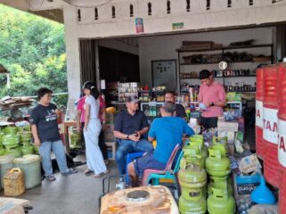 Satreskrim Polres Bintan menciduk salah satu Terduga pelaku Penyalahgunaan BBM Bersubsidi, Senin (18/05)