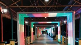 Salah satu pintu gerbang yang berhasil dilakukan penataan di Pulau Penyengat