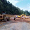 Proyek Peningkatan Jalan SP. Setajam-Serteh di Kabupaten Lingga terus di Kebut.