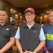 Tengah, General Manager PT Angkasa Pura Indonesia Kantor Cabang Bandara RHF Tanjungpinang, Mohamad Setiadi Dermawan Wakan saat diwawancarai awak media, Jumat (29/05)