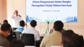 Badan Nasional Penanggulangan Terorisme (BNPT) terus memperkuat upaya pencegahan tindak pidana terorisme melalui peningkatan sistem pengamanan pada objek vital nasional. Salah satu langkah tersebut diwujudkan melalui asesmen sistem pengamanan yang dilakukan di PT PLN Indonesia Power Tanjungpinang, Selasa (23/6/2026).