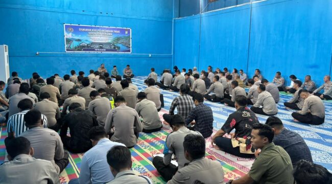 Refleksi Akhir Tahun Hijriah, Polres Kepulauan Anambas Perkuat Nilai Keimanan dalam Pengabdian kepada Masyarakat