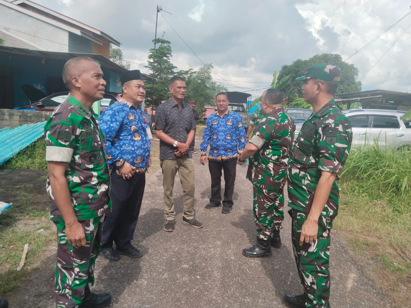 Tim Pengawasan Kodam XIX/Tuanku Tambusai Tinjau Progres Pembangunan KDKMP di Wilayah Kodim 0315/TPI