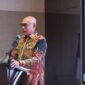 Kepala Dinas Penanaman Modal dan Pelayanan Terpadu Satu Pintu (DPMPTSP) Provinsi Kepulauan Riau, Hasfarizal Handra saat menyampaikan sambutan, Rabu (24/06)