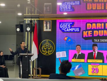 Persatuan Wartawan Indonesia (PWI) Kota Tanjungpinang menggelar kegiatan Goes to Campus di Universitas Maritim Raja Ali Haji (UMRAH), Senin (29/6/2026)