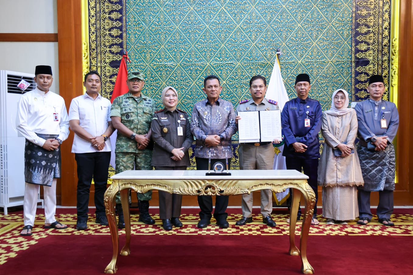 Gubernur Kepulauan Riau (Kepri) Ansar Ahmad membuka Rapat Koordinasi Awal Gugus Tugas Reforma Agraria (GTRA) Provinsi Kepri Tahun 2026 di Gedung Daerah, Tanjungpinang, Selasa (7/7/2026).