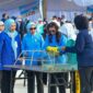 Istri Wakil Presiden RI, Selvi Ananda Gibran Rakabuming, bersama jajaran Solidaritas Perempuan untuk Indonesia Kabinet Merah Putih (SERUNI KMP) melanjutkan kunjungan kerja ke Pantai Dugong, Trikora, Kabupaten Bintan, Kamis (23/7/2026).