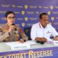 Kabid Humas Polda Kepri Kombes Pol. Nona Pricillia Ohei saat menyampaikan keterangan pers, Jum'at (10/09)