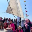 KRI Dewaruci di bawah jajaran Komando Armada (Koarmada) I menggelar kegiatan Open Ship dan Junior Maritime Adventure di Pondok Dayung, Jakarta, Kamis (10/6/2026).