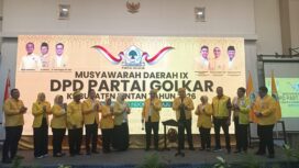 Fiven Sumanti kembali terpilih sebagai Ketua DPD II Partai Golkar Kabupaten Bintan untuk masa bakti 2025–2030.
