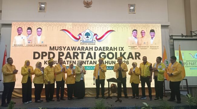 Fiven Sumanti kembali terpilih sebagai Ketua DPD II Partai Golkar Kabupaten Bintan untuk masa bakti 2025–2030.