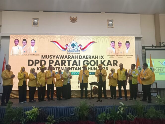 
					Fiven Sumanti kembali terpilih sebagai Ketua DPD II Partai Golkar Kabupaten Bintan untuk masa bakti 2025–2030.