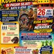 Pasar Sejati Batu 8 Atas, Kota Tanjungpinang, akan menggelar berbagai kegiatan hiburan dan olahraga untuk masyarakat pada Minggu, 26 Juli 2026.