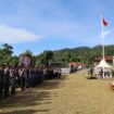 Upacara Peringatan Hari Bhayangkara ke-80 di Lapangan Apel Polres Kepulauan Anambas, Rabu (1/7/2026).
