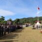 Upacara Peringatan Hari Bhayangkara ke-80 di Lapangan Apel Polres Kepulauan Anambas, Rabu (1/7/2026).