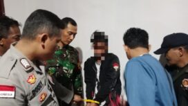 Seorang pria berinisial M.D. (21) diamankan pihak kepolisian usai diduga melakukan pencurian kabel di Gedung Koperasi Desa Rabu (1/7/2026) sekitar pukul 18.50 WIB lalu.
