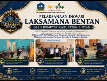 DPMPTSP Bintan Meluncurkan Program Inovasi Laksamana Bintan 