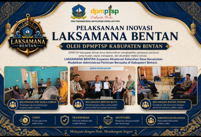 
					DPMPTSP Bintan Meluncurkan Program Inovasi Laksamana Bintan 