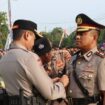 Kapolresta Tanjungpinang, Kombes Pol. Indra Ranu Dikarta memimpin upacara pelantikan Wakapolresta Tanjungpinang di Lapangan Bhayangkara Polresta Tanjungpinang, Senin (27/7/2026).