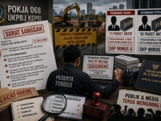 Ilustrasi dugaan pelanggaran ketentuan Sisa Kemampuan Paket (SKP) dalam tender proyek jalan