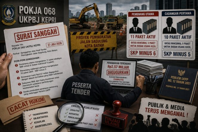
					Ilustrasi dugaan pelanggaran ketentuan Sisa Kemampuan Paket (SKP) dalam tender proyek jalan
